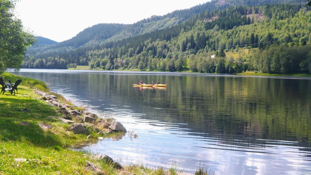Holmset Camping And Fishing Namdalseid Экстерьер фото